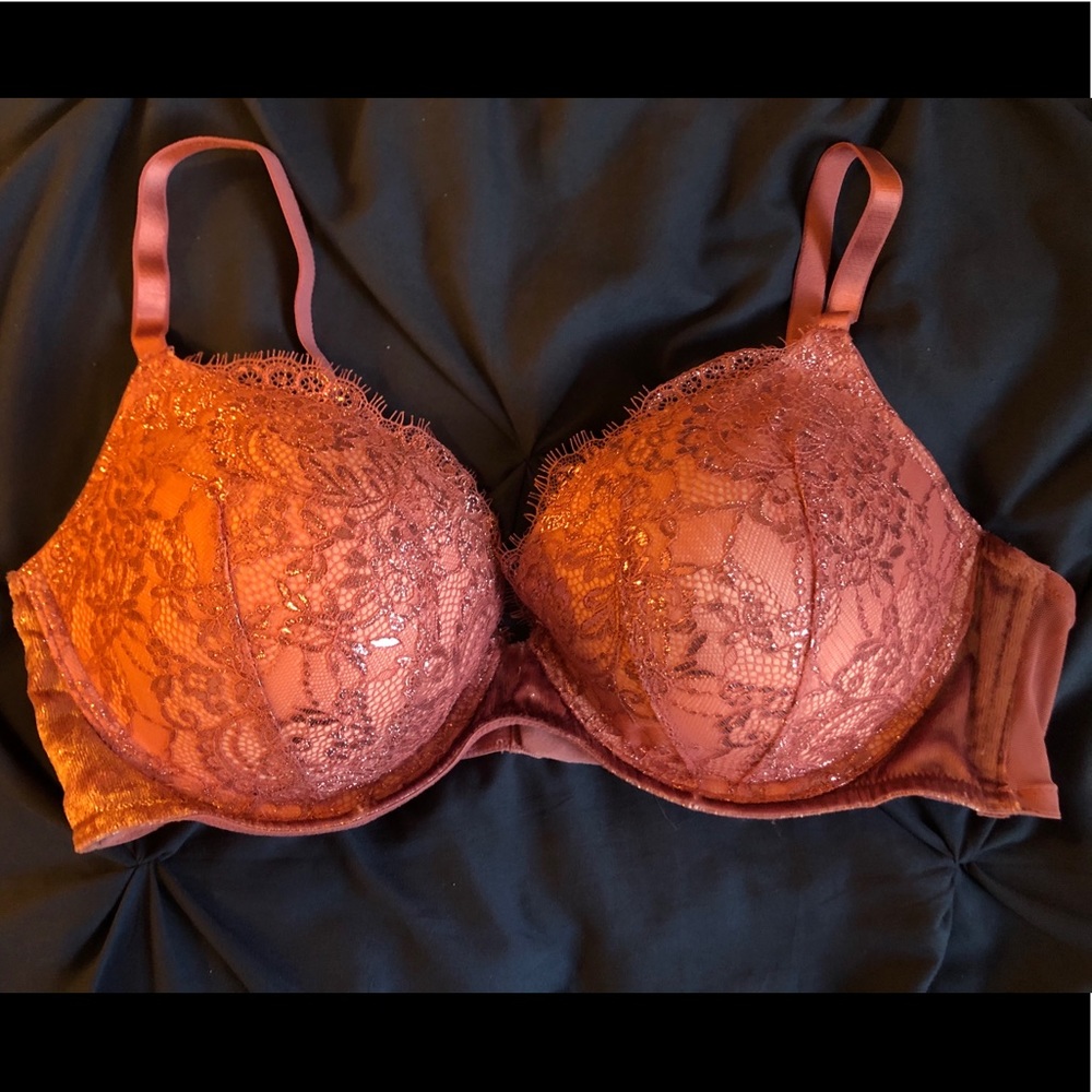 sparkly pink bra